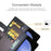 For Samsung Galaxy S23 FE Case Genuine Split Leather Phone Cover with Wallet Stand - Brown - 6