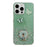 For iPhone 15 Pro Case TPU Epoxy Ferris Wheel Sparkle Glitter Cover - Green - 1