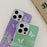 For iPhone 15 Pro Case TPU Epoxy Ferris Wheel Sparkle Glitter Cover - Green - 4