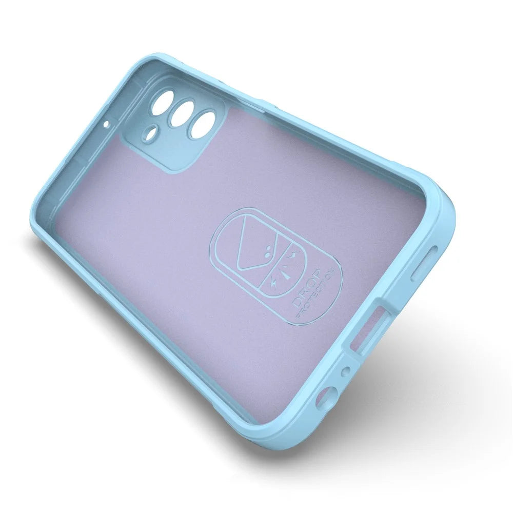 For Samsung Galaxy A15 4G TPU Case Anti-drop Rugged Phone Cover - Baby Blue - 3