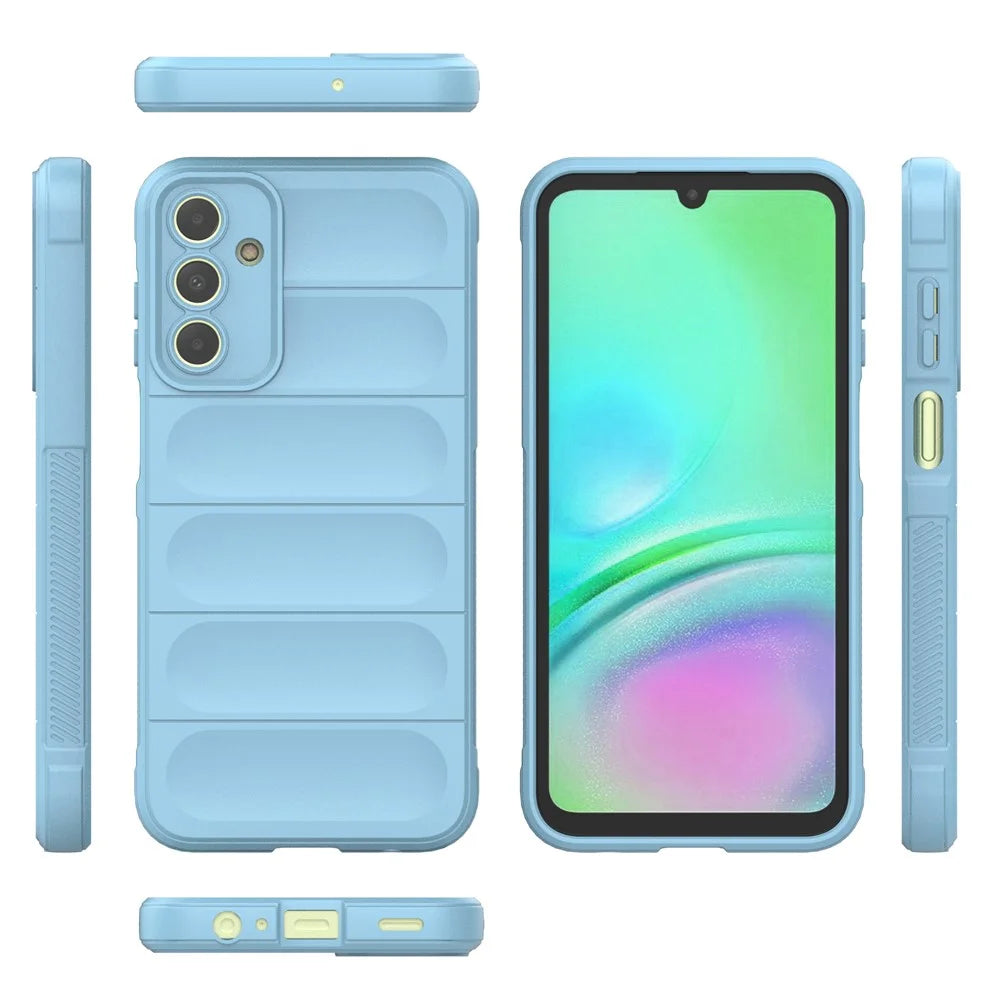 For Samsung Galaxy A15 4G TPU Case Anti-drop Rugged Phone Cover - Baby Blue - 6