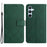 HT06 For Samsung Galaxy S24 Case Litchi Texture Stand Phone Wallet Cover - Green - 1