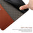 HT06 For iPhone 14 Pro Case Imprint PU Leather Litchi Texture Phone Cover - Brown - 7