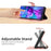 HT06 For iPhone 13 6.1 inch Case Imprint Rhombus Pattern Stand PU Leather Phone Cover - Pink - 6