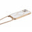 For iPhone 15 Case Compatible with MagSafe Electroplating TPU Cellphone Protector with Long Lanyard - Gold - 4