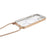 For iPhone 15 Case Compatible with MagSafe Electroplating TPU Cellphone Protector with Long Lanyard - Gold - 5