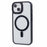 For iPhone 14 Case Shockproof PC+TPU Clear Phone Case Compatible with MagSafe - Black - 1