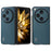 ABEEL For OnePlus Open Case Genuine Cow Leather+PC Protective Phone Cover - Green - 1