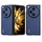 ABEEL For OnePlus Open Case Genuine Cow Leather + PC Litchi Texture Cover - Blue - 1