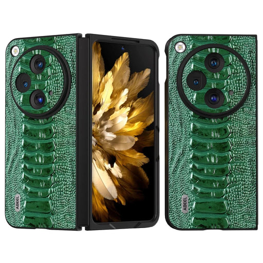 ABEEL For OnePlus Open Case Crocodile Texture Shockproof Phone Cover - Green - 1