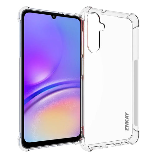 ENKAY HAT PRINCE TPU Phone Cover for Samsung Galaxy A05 4G Case Anti-slip Strip Edge Mobile Shell - 1