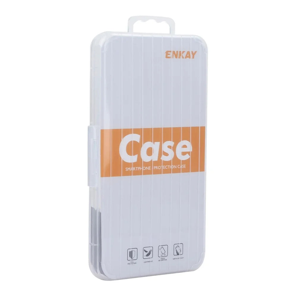 ENKAY HAT PRINCE TPU Phone Cover for Samsung Galaxy A05 4G Case Anti-slip Strip Edge Mobile Shell - 6
