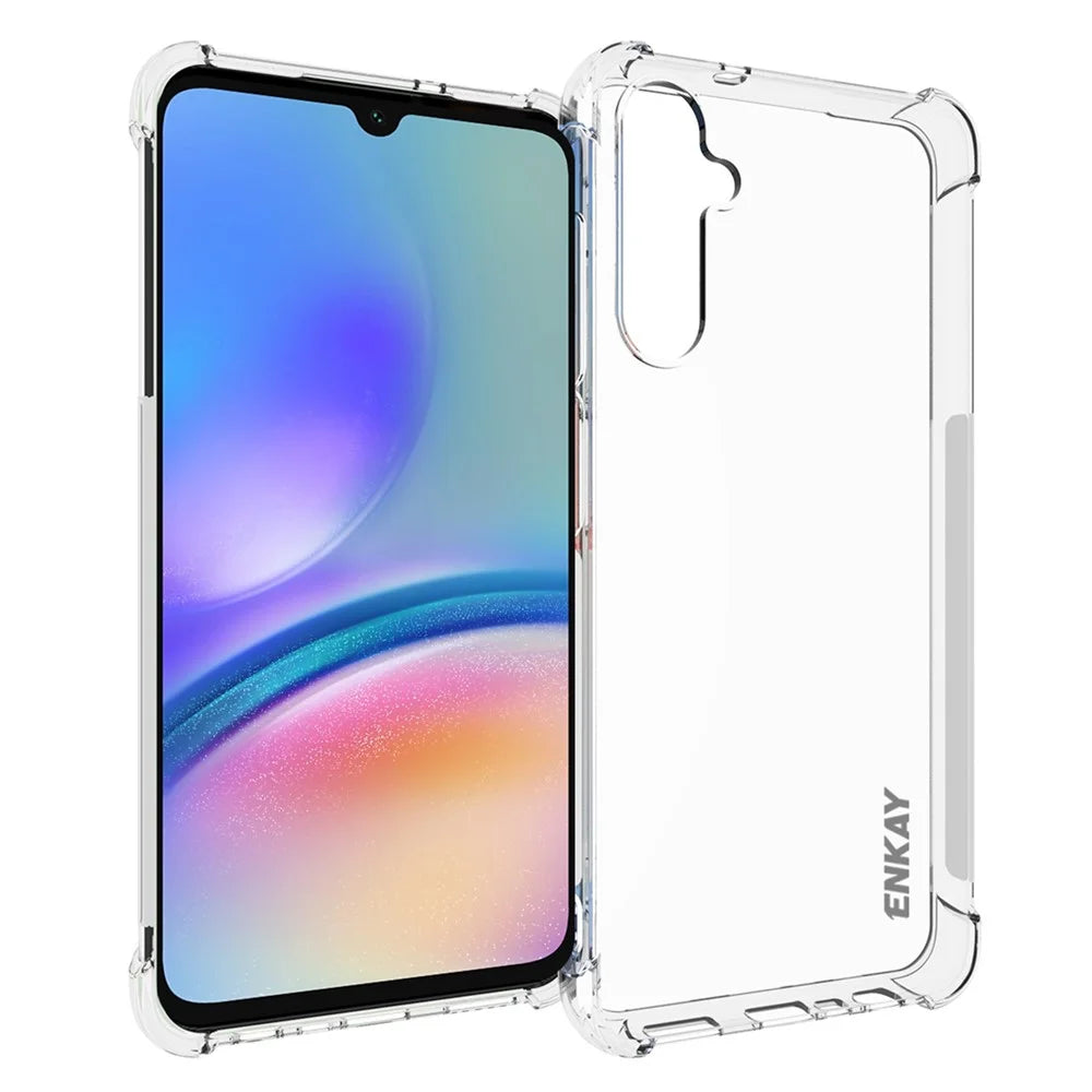 ENKAY HAT PRINCE For Samsung Galaxy A05s 4G Case Shockproof Corners TPU Phone Cover Clear Shell - 1