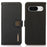 KHAZNEH For Google Pixel 8a Case Wallet RFID Blocking Phone Stand Cover - Black - 1