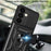 For Samsung Galaxy S24 Case Anti-drop Slide Lens Protection Scratch-resistant PC+TPU Phone Cover - Black - 4