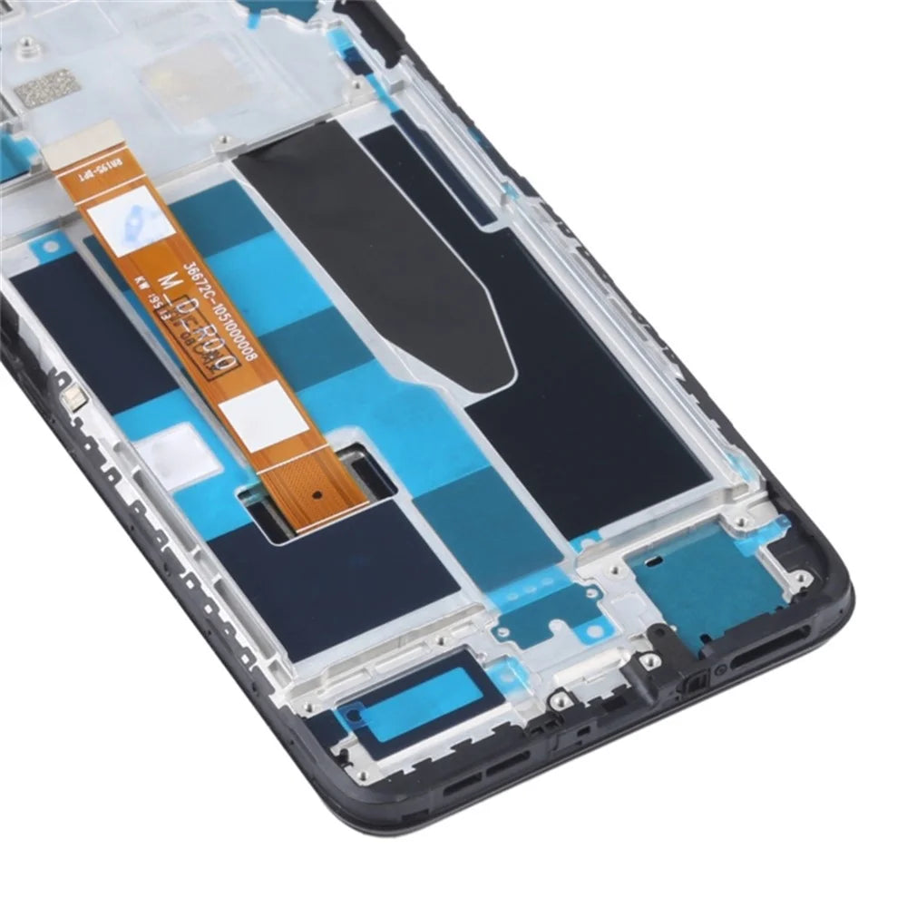 For Realme X50 5G Grade B LCD Screen and Digitizer Assembly + Frame Replacement Part (without Logo) - 5