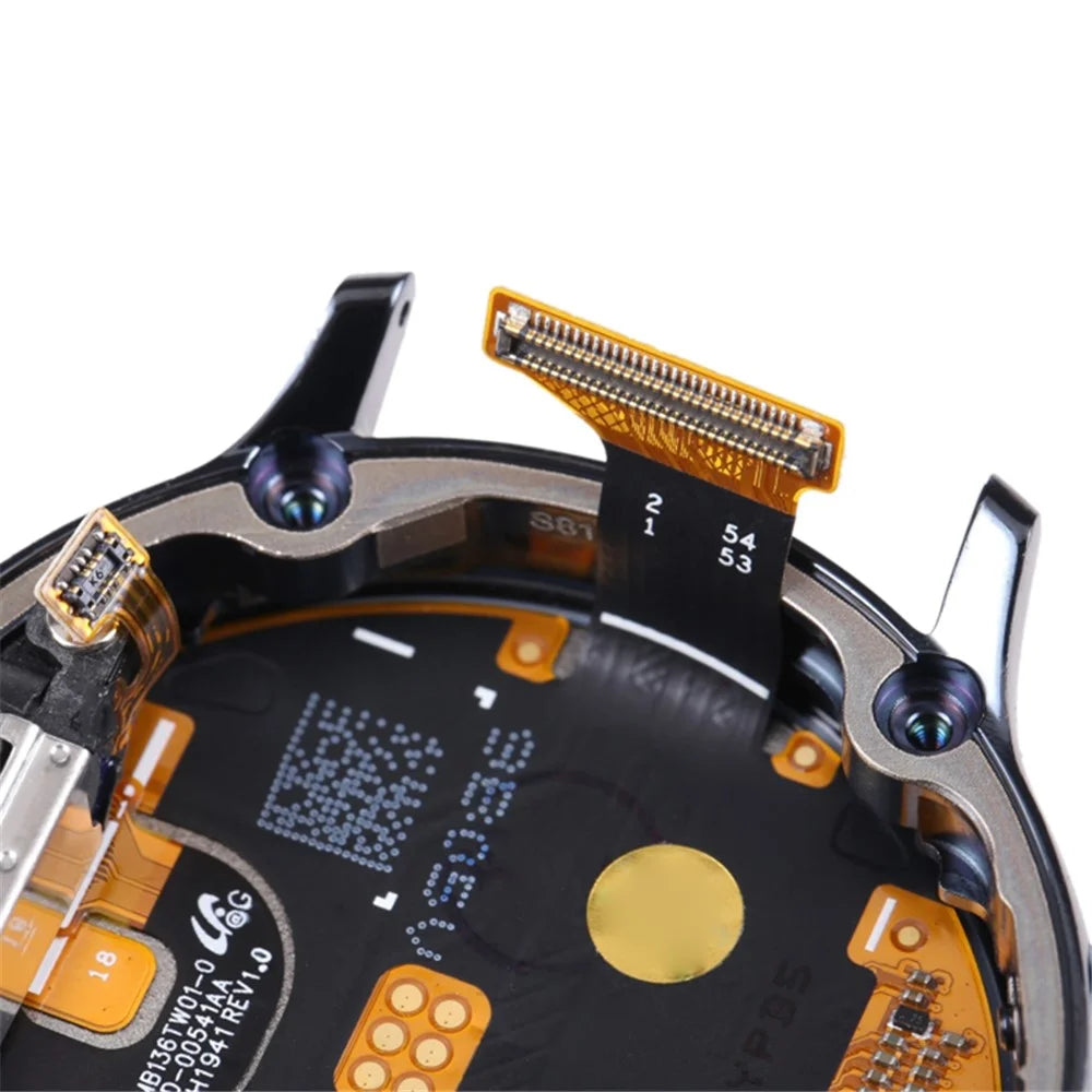 For Samsung Galaxy Watch Active2 44mm SM-R820 825 Grade S OEM LCD Screen and Digitizer Assembly + Frame (without Logo) - Black - 4
