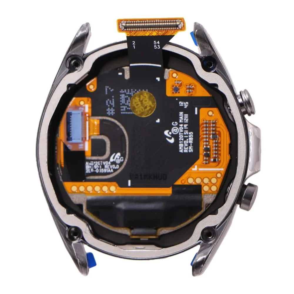 For Samsung Galaxy Watch3 41mm SM-R850 SM-R855 Grade S OEM LCD Screen and Digitizer Assembly + Frame (without Logo) - Black - 1