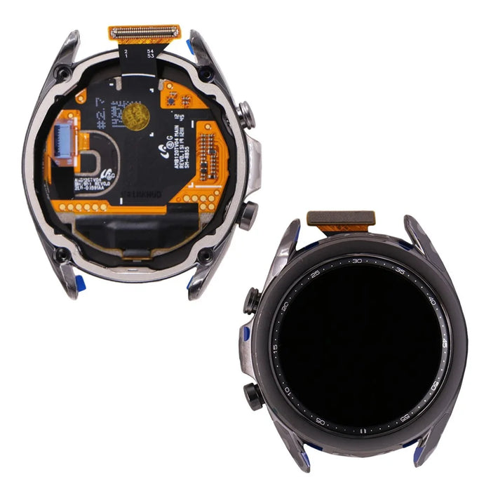 For Samsung Galaxy Watch3 41mm SM-R850 SM-R855 Grade S OEM LCD Screen and Digitizer Assembly + Frame (without Logo) - Black - 3