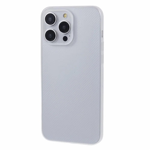 For iPhone 15 Pro Phone Cover Ultra-Thin PC Smartphone Case Shell - White - 1