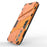 For Samsung Galaxy A15 4G Case Scratch-resistant PC+TPU Kickstand Smart Phone Cover - Orange - 3