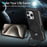 For iPhone 15 Pro Max Ring Kickstand Case TPU + PC Magnetic Phone Cover - Black - 4