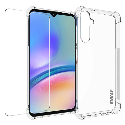 ENKAY HAT PRINCE For Samsung Galaxy A05s 4G Case Anti-drop TPU Phone Cover with Screen Film - 1