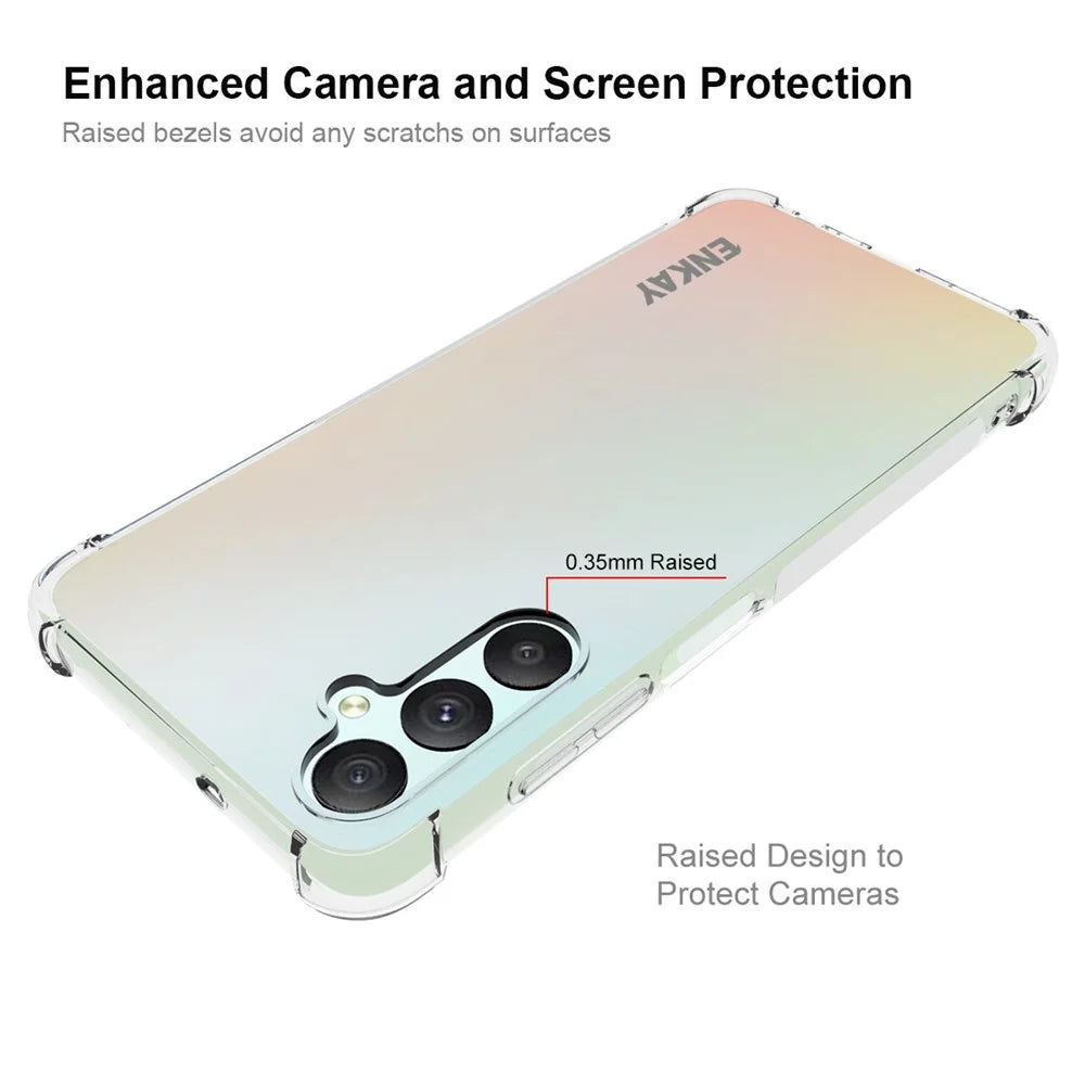 ENKAY HAT PRINCE For Samsung Galaxy A05s 4G Case Anti-drop TPU Phone Cover with Screen Film - 3
