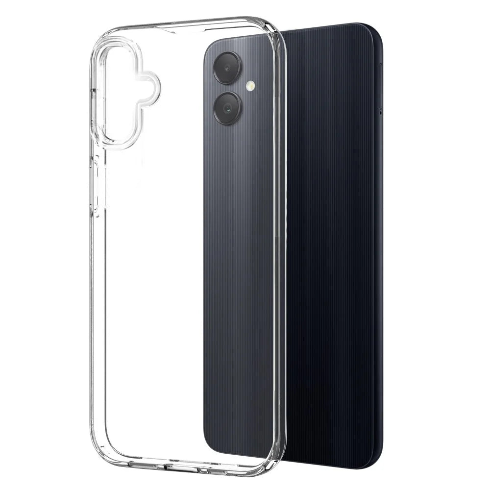 NORTHJO For Samsung Galaxy A05 4G Clear Case TPU Phone Cover with Tempered Glass Film - Transparent - 3