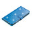 For Samsung Galaxy S24+ Case Glittery Phone Cover with Wallet Stand - Blue - 4