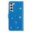 For Samsung Galaxy S24+ Case Glittery Phone Cover with Wallet Stand - Blue - 7