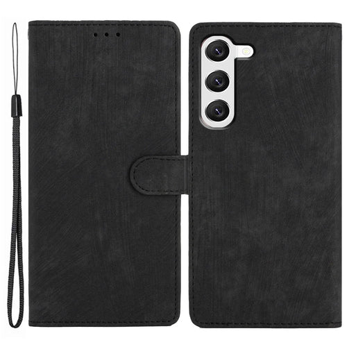 For Samsung Galaxy S24 Case Leather Wallet Stand Phone Cover - Black - 1