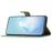 For Samsung Galaxy S24 Case PU Leather Wallet Imprinted Phone Cover - Green - 3