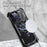 For iPhone 15 Pro Max Magnetic Case Kickstand PC+TPU Phone Cover - Black - 6