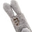 For Samsung Galaxy S24 Ultra Case Warm Fluffy 3D Bunny Ears Phone Cover - Light Grey - 3