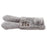 For Samsung Galaxy S24 Ultra Case Warm Fluffy 3D Bunny Ears Phone Cover - Light Grey - 4
