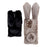 For Samsung Galaxy S24 Ultra Case Warm Fluffy 3D Bunny Ears Phone Cover - Light Grey - 6
