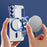 For Samsung Galaxy S22 5G Magnetic Case RFID Blocking Phone Leather Cover - Sapphire - 4
