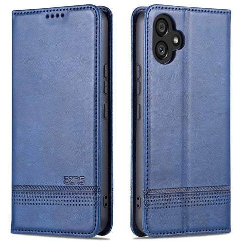 AZNS For Samsung Galaxy A05 4G Case Magnetic Auto Closing Phone Wallet Cover - Blue - 1
