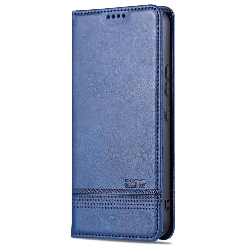 AZNS For Samsung Galaxy A05 4G Case Magnetic Auto Closing Phone Wallet Cover - Blue - 6