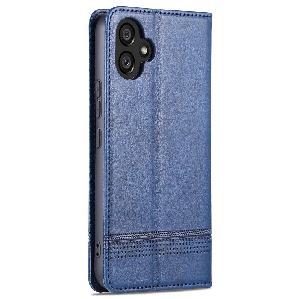 AZNS For Samsung Galaxy A05 4G Case Magnetic Auto Closing Phone Wallet Cover - Blue - 7