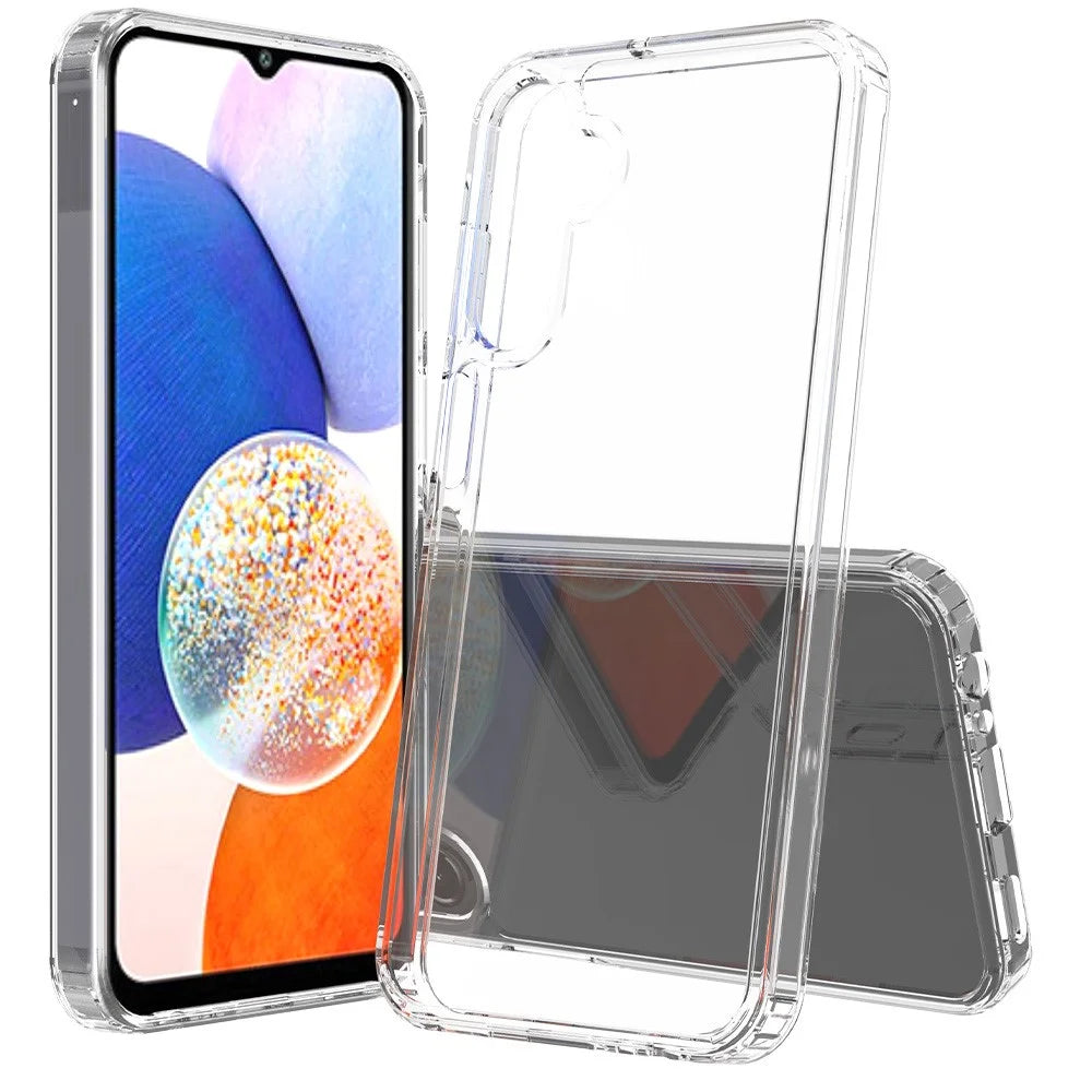 For Samsung Galaxy A15 4G / 5G HD Transparent Cell Phone Case Acrylic + TPU Hybrid Phone Cover - 1