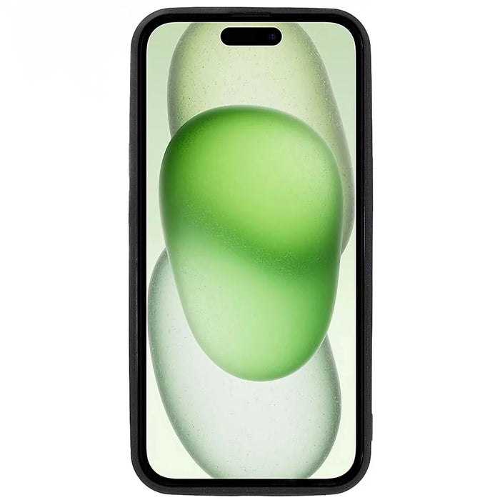 For iPhone 15 Plus Case TPU Anti-scratch Double-Sided Matte Phone Protector - Black - 3