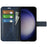 For Samsung Galaxy S24+ Case PU Leather Flip Stand Wallet Phone Cover - Blue - 2