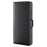For Samsung Galaxy S24 Case Genuine Split Leather Phone Cover with Wallet Stand - Black - 6