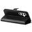 For Samsung Galaxy S24 Case Magnetic Closure Litchi Texture Leather Phone Cover - Black - 4