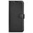 For Samsung Galaxy S24 Case Magnetic Closure Litchi Texture Leather Phone Cover - Black - 7