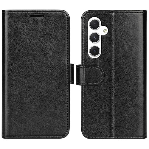 For Samsung Galaxy S24 Case Flip PU Leather Wallet Phone Cover - Black - 1