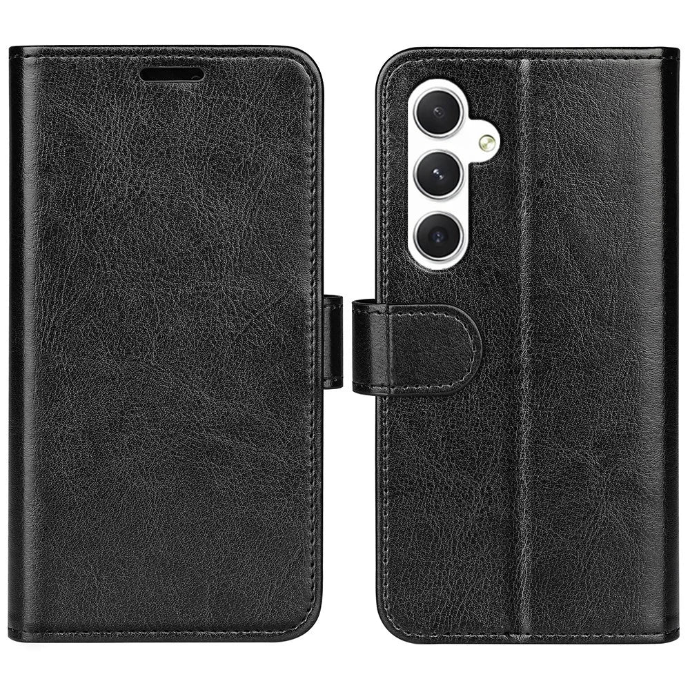 For Samsung Galaxy S24 Case Flip PU Leather Wallet Phone Cover - Black - 1