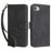 For iPhone 6 / 6s / 7 / 8 / SE (2020) / SE (2022) Case RFID Blocking Wallet Phone Cover with Strap - Black - 1